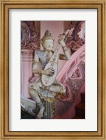 Framed Figure on The Stairway to Heaven, Erawan Museum in Samut Prakan, Bangkok, Thailand
