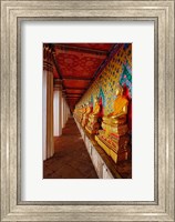 Framed Line of Buddhas, Wat Arun, Bangkok, Thailand