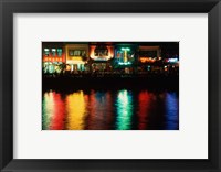 Framed Popular night spot at Boat Quay.