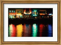 Framed Popular night spot at Boat Quay.