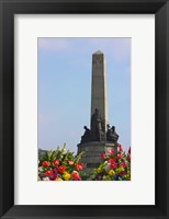 Framed Rizal Monument, Manila, Philippines
