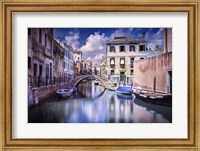 Framed Venetian canal, Venice, Italy