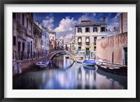 Framed Venetian canal, Venice, Italy