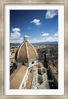 Framed Piazza del Duomo with Basilica of Saint Mary of the Flower, Florence, Italy