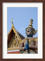 Framed Statue at The Grand Palace, Bangkok, Thailand