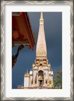 Framed Wat Chalong Buddhist Monastery, Phuket, Thailand