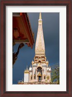 Framed Wat Chalong Buddhist Monastery, Phuket, Thailand