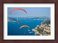 Framed Paragliding, Extreme sport, Bosphorus, Istanbul, Turkey