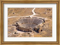 Framed Roman Amphitheater, Ancient Hierapolis, Pamukkale, Turkey