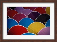 Framed Colorful Umbrellas at Umbrella Factory, Chiang Mai, Thailand