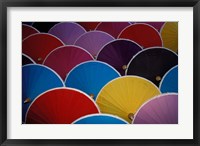 Framed Colorful Umbrellas at Umbrella Factory, Chiang Mai, Thailand