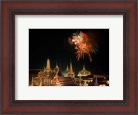 Framed Emerald Palace During Commemoration of King Bumiphol's 50th Anniversary, Thailand