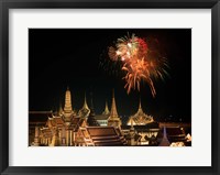 Framed Emerald Palace During Commemoration of King Bumiphol's 50th Anniversary, Thailand