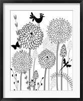 All-A-Flutter BW I Framed Print