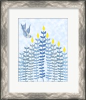 Framed Bird Hanukkah Candles