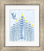 Framed Bird Hanukkah Candles