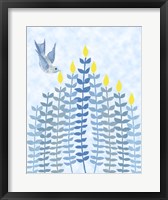 Framed Bird Hanukkah Candles