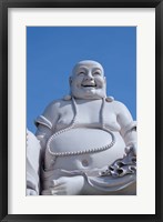 Framed Big Happy Buddha statue, My Tho, Vietnam