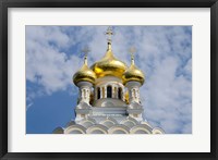Framed Saint Alexander Nevsky Cathedral, Yalta, Ukraine