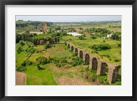 Framed Aerial view of Aspendos, Antalya, Turkey