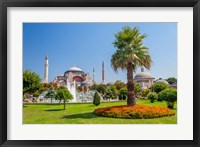 Framed Hagia Sophia, Istanbul, Turkey