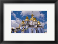 Framed St Michaels Cathedral, Kiev, Ukraine