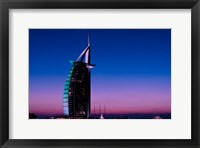 Framed Sunset at the Burj Al Arab, Dubai, United Arab Emirates