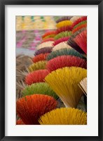 Framed Colorful handmade incense sticks, Da Nang, Vietnam