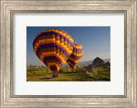 Framed Turkey in Cappadocia and hot air ballooning