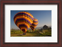 Framed Turkey in Cappadocia and hot air ballooning