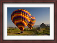 Framed Turkey in Cappadocia and hot air ballooning