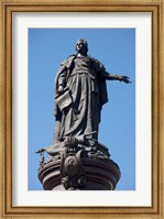 Framed Statue of Catherine the Great, Odessa, Ukraine