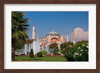 Framed Hagia Sophia Mosque, Istanbul, Turkey