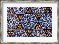 Framed Tile Inside Topkapi Palace, Istanbul, Turkey