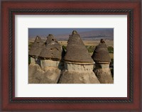 Framed Ash and Basalt Formations, Cappadoccia, Turkey