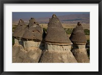 Framed Ash and Basalt Formations, Cappadoccia, Turkey