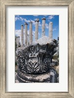 Framed Columns and Relief Sculpture, Aphrodisias, Turkey