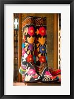 Framed Display of Shoes For Sale at Vendors Booth, Spice Market, Istanbul, Turkey