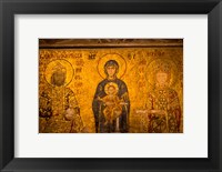 Framed Interior of Hagia Sophia, Istanbul, Turkey