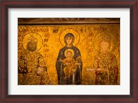 Framed Interior of Hagia Sophia, Istanbul, Turkey