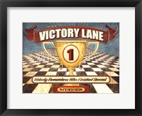 Framed Victory Lane