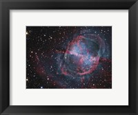 Framed Close up of The Dumbbell Nebula