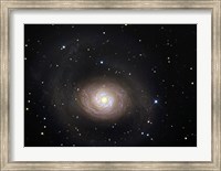 Framed Messier 94, A Spiral Galaxy in the Constellation Canes Venatici