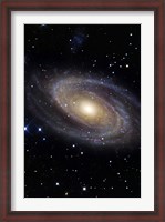 Framed Messier 81, A Spiral Galaxy in the Constellation Ursa Major