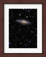 Framed NGC 7331, A Spiral Galaxy in the Constellation Pegasus