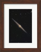 Framed NGC 4565, Barred Spiral Galaxy in the Constellation Coma Berenices