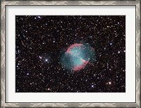 Framed Dumbbell Nebula