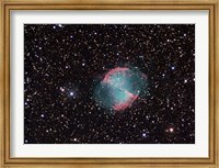 Framed Dumbbell Nebula