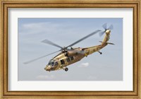 Framed Sikorsky UH-60 Black Hawk Yanshuf of the Israeli Air Force