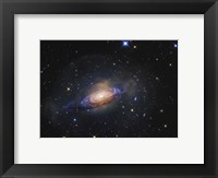 Framed Spiral Galaxy in the Constellation Leo